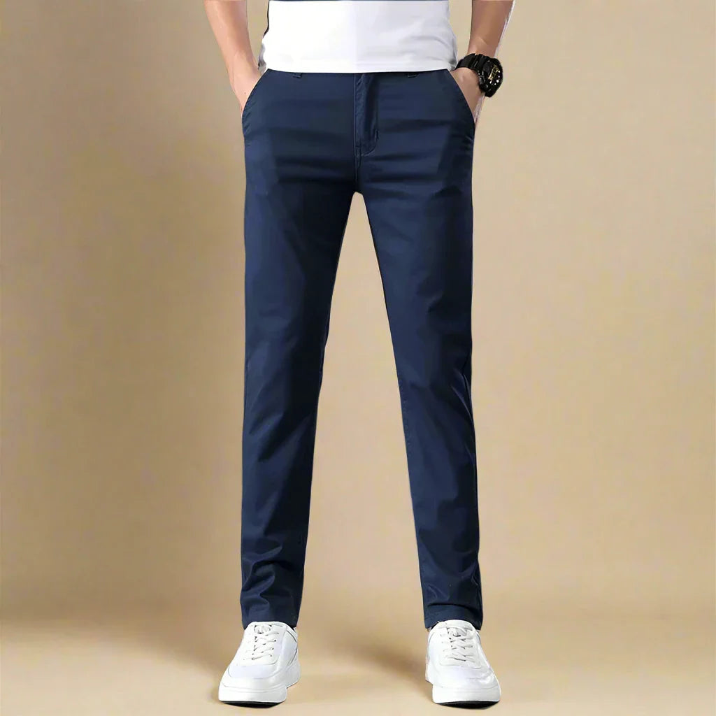 Chino Trousers - Men's Casual Smart Slim fit Trousers