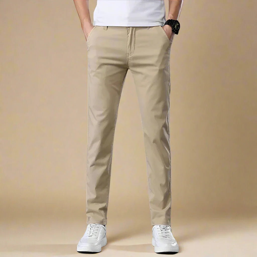 Chino Trousers - Men's Casual Smart Slim fit Trousers