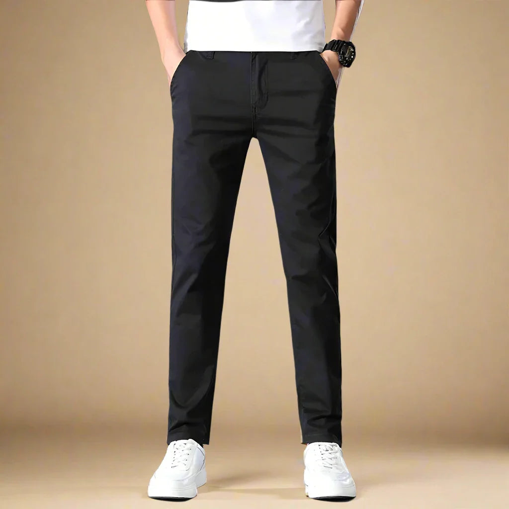 Chino Trousers - Men's Casual Smart Slim fit Trousers