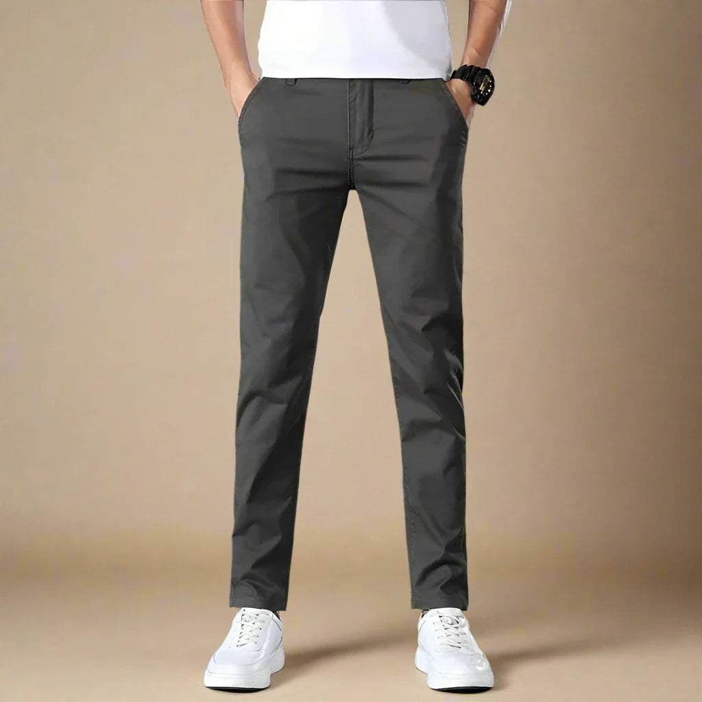 Chino Trousers - Men's Casual Smart Slim fit Trousers