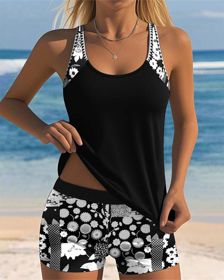 Lima - Chic Tummy Coverage Swimsuit Set
