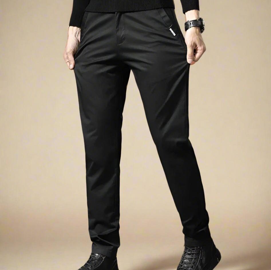 Chino Trousers - Men's Business Casual Trousers with Stretch