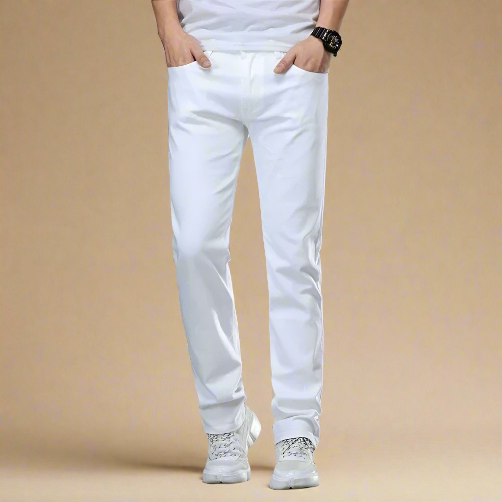 Casual Stretch Witte spijkerbroek