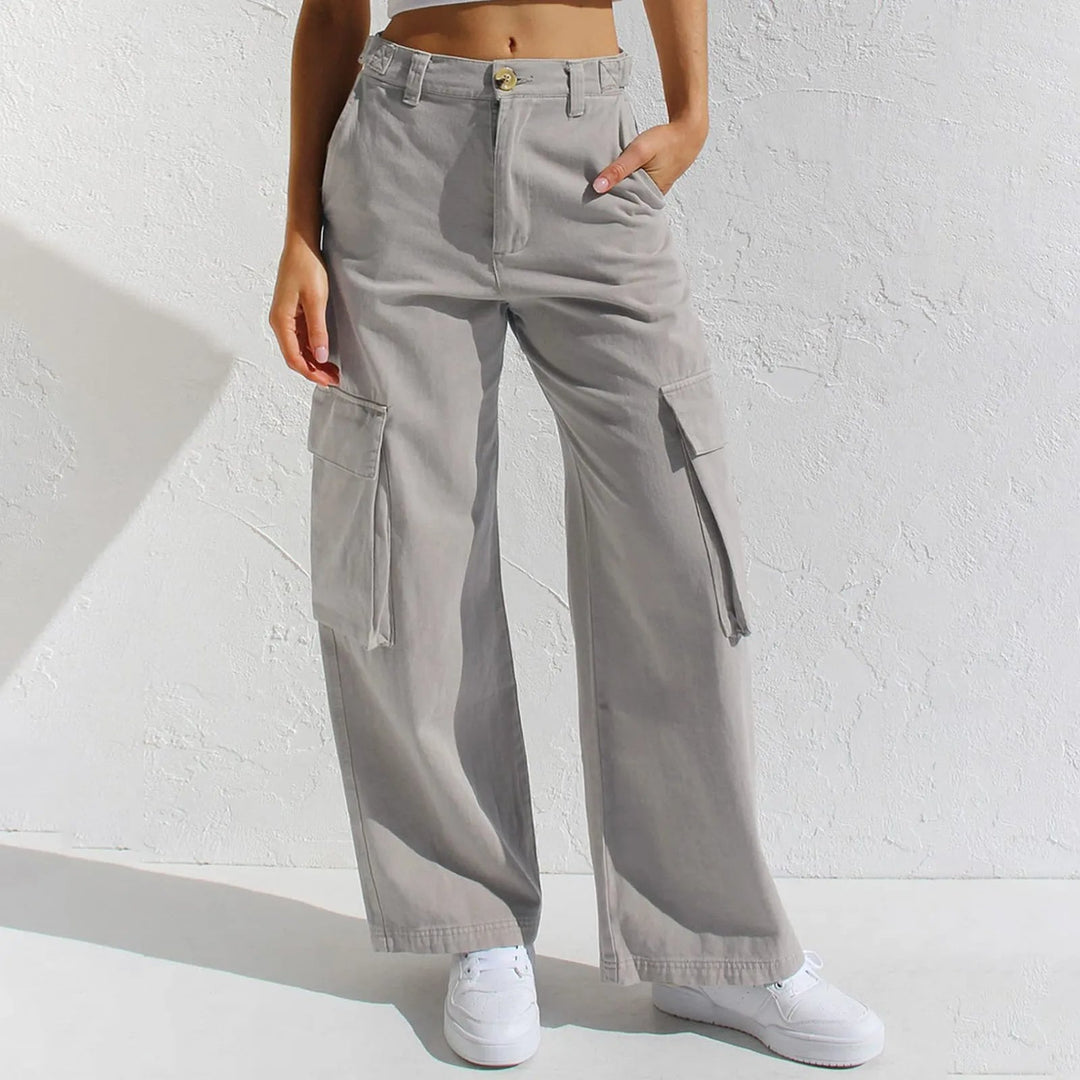 Sophia - Trendy Parachute Trousers