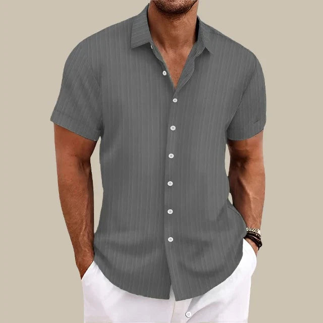 Summer Shirt - Men's Premium Linen/Cotton Mix Shirt