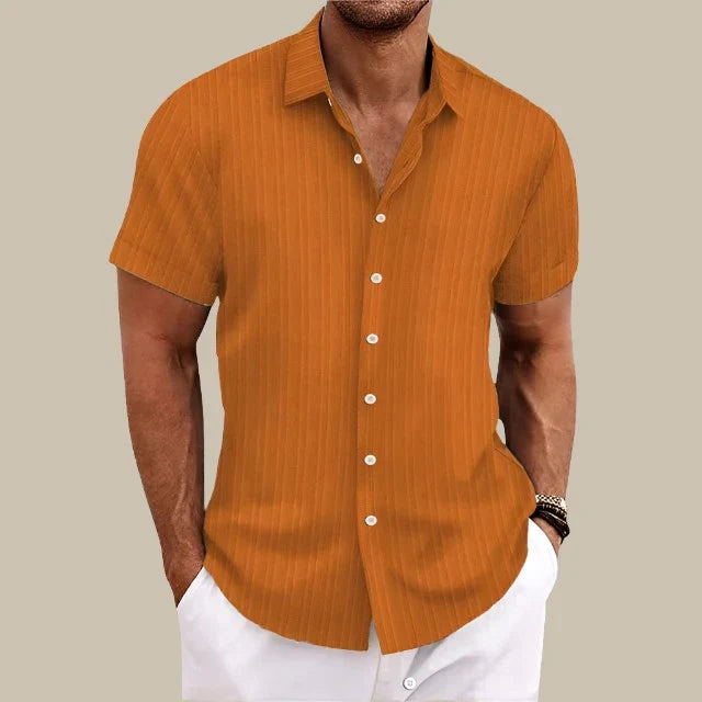 Summer Shirt - Men's Premium Linen/Cotton Mix Shirt