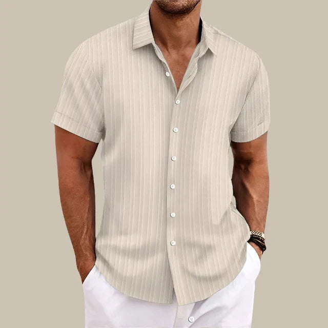 Summer Shirt - Men's Premium Linen/Cotton Mix Shirt