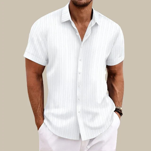 Summer Shirt - Men's Premium Linen/Cotton Mix Shirt