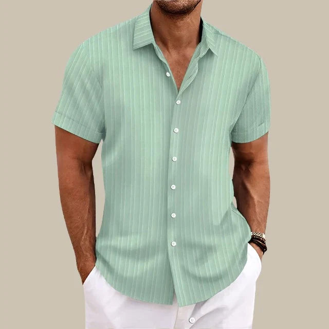 Summer Shirt - Men's Premium Linen/Cotton Mix Shirt