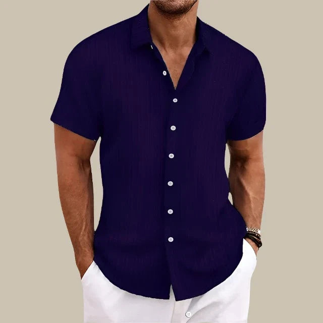 Summer Shirt - Men's Premium Linen/Cotton Mix Shirt