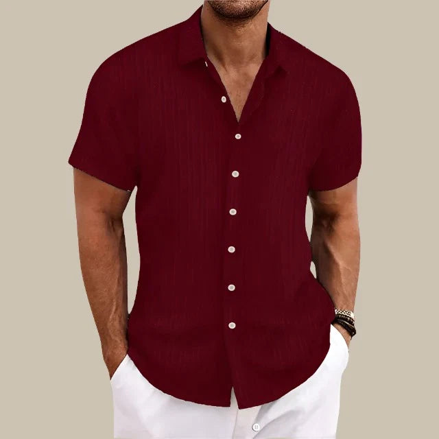 Summer Shirt - Men's Premium Linen/Cotton Mix Shirt