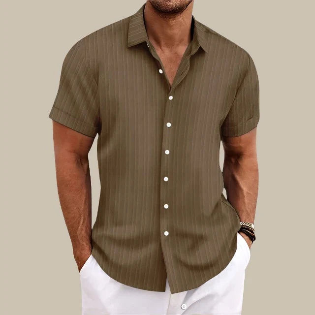 Summer Shirt - Men's Premium Linen/Cotton Mix Shirt