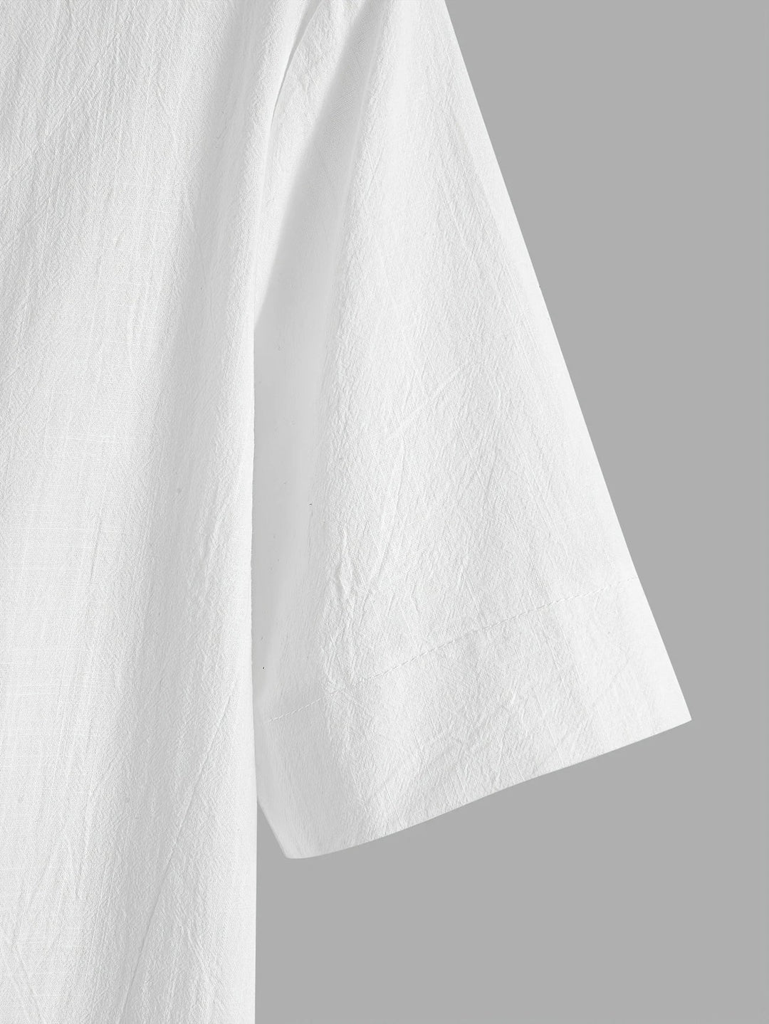 Olivia - Chic V-Neck Blouse with Wide Short Sleeves