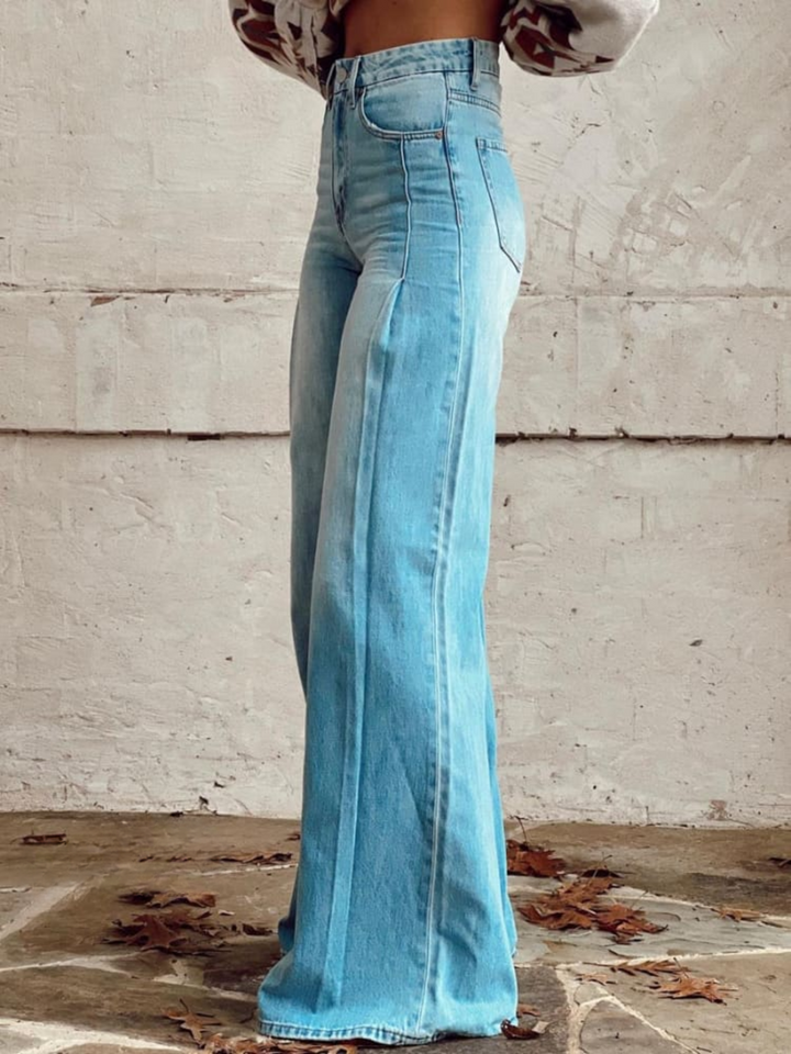 Ellis - Retro Tummy Coverage Flared Jeans