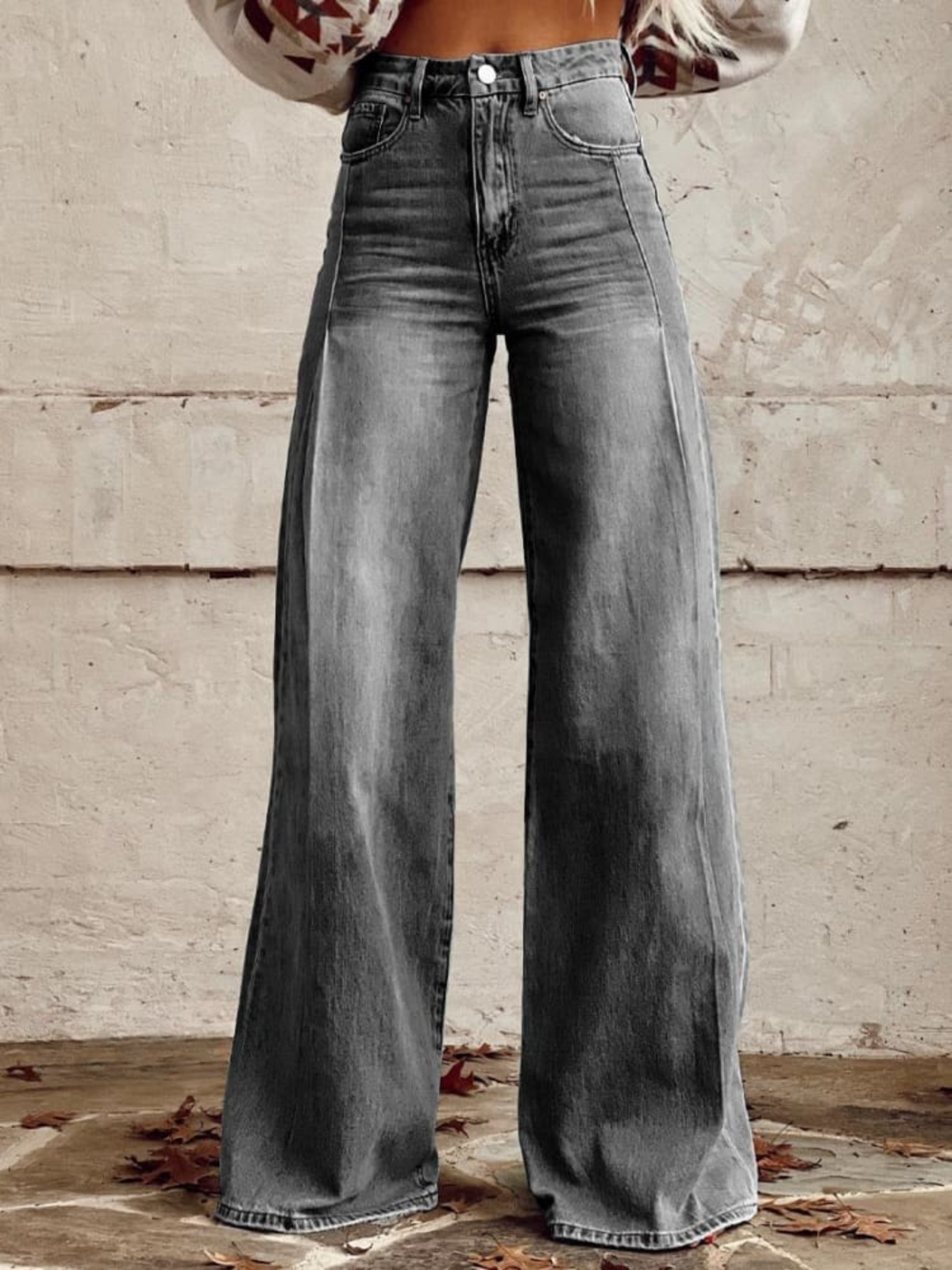 Ellis - Retro Tummy Coverage Flared Jeans