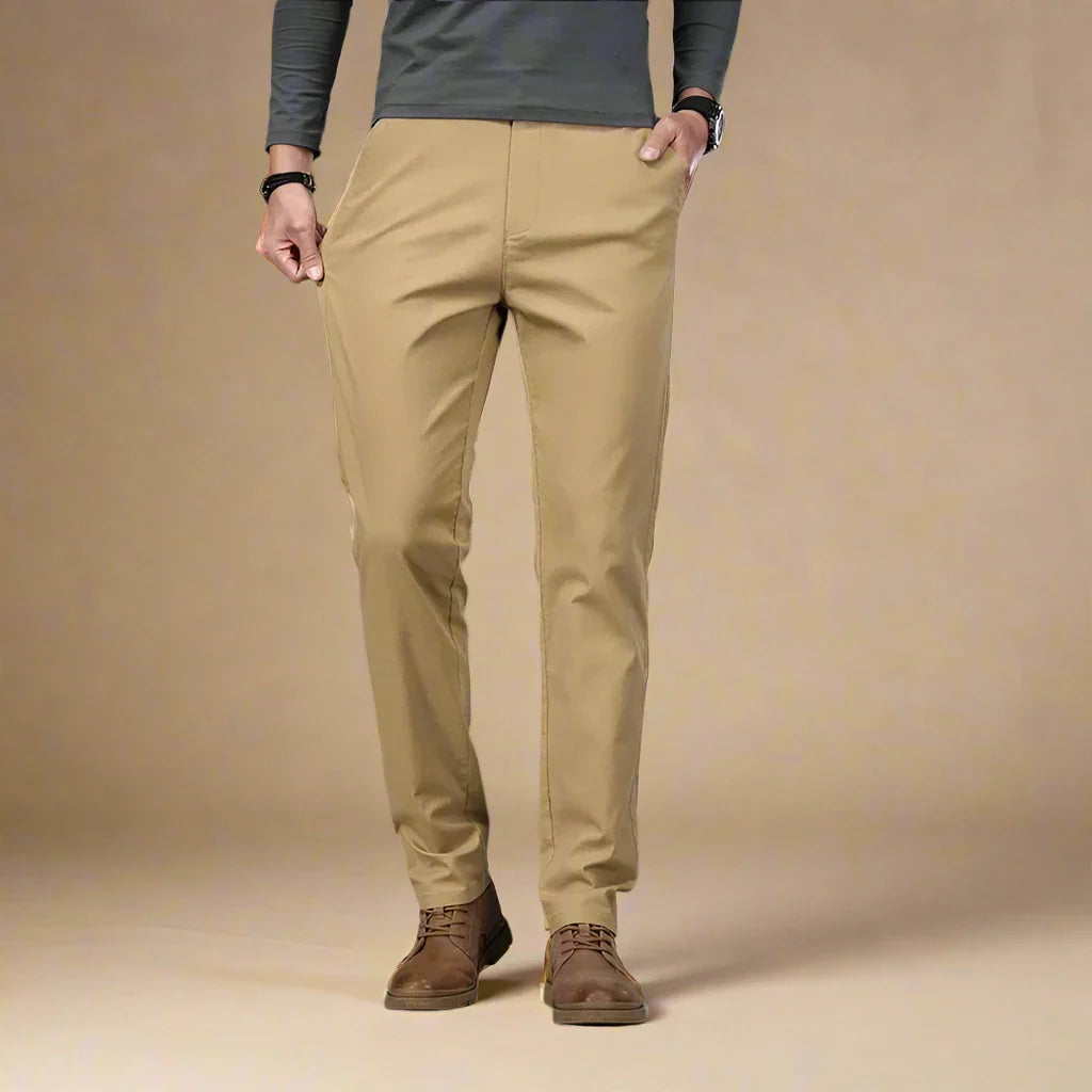 Chino Trousers - Men's Business Casual Cotton Trousers