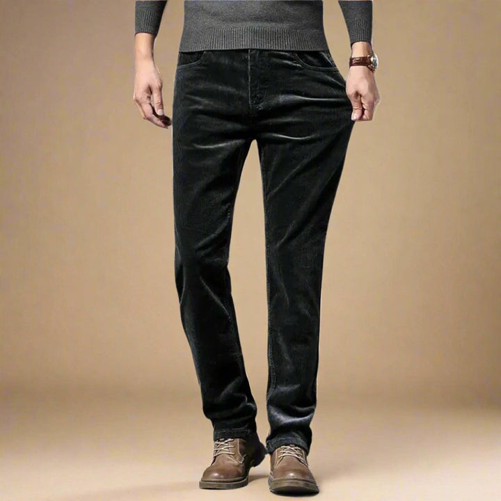 Cord Trousers - Men's Casual stretch Regular fit trousers