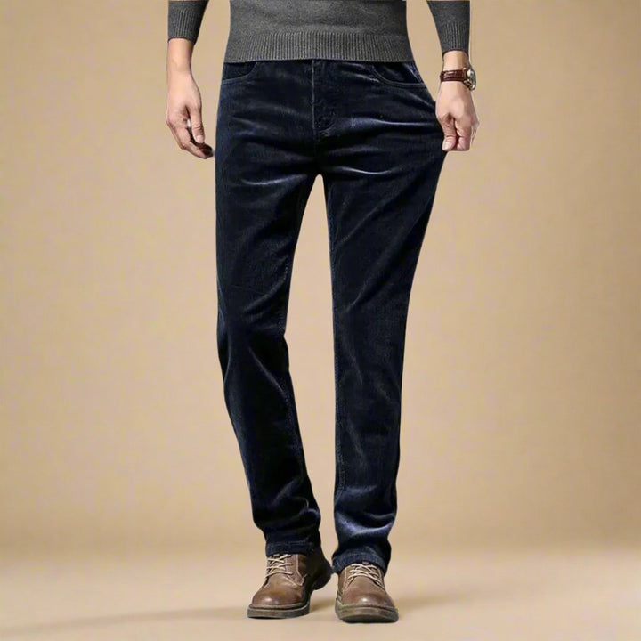 Cord Trousers - Men's Casual stretch Regular fit trousers