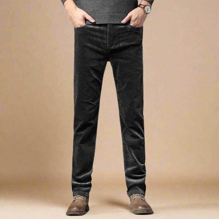 Cord Trousers - Men's Casual stretch Regular fit trousers