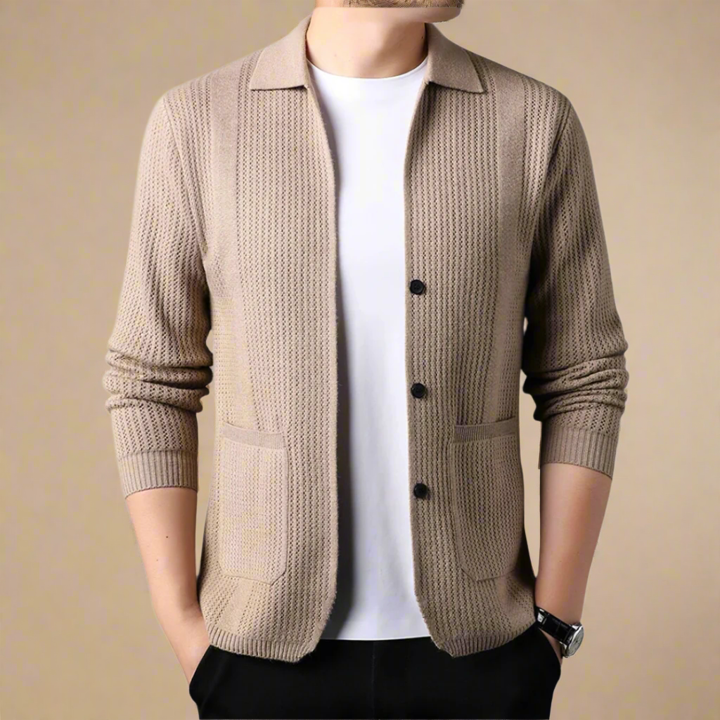 Ganti Cardigan - Men's Casual Chic Knitted Cardigan