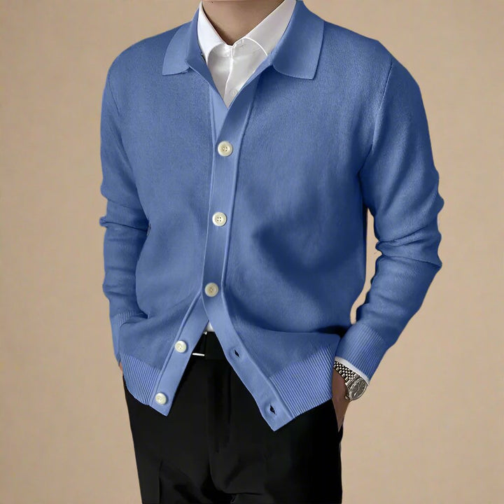 Ganti Cardigan - Men's Casual Knitted Cardigan with Buttons