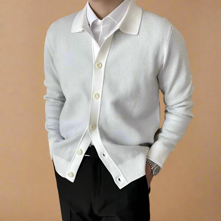 Ganti Cardigan - Men's Casual Knitted Cardigan with Buttons