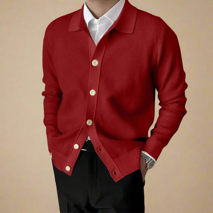 Ganti Cardigan - Men's Casual Knitted Cardigan with Buttons