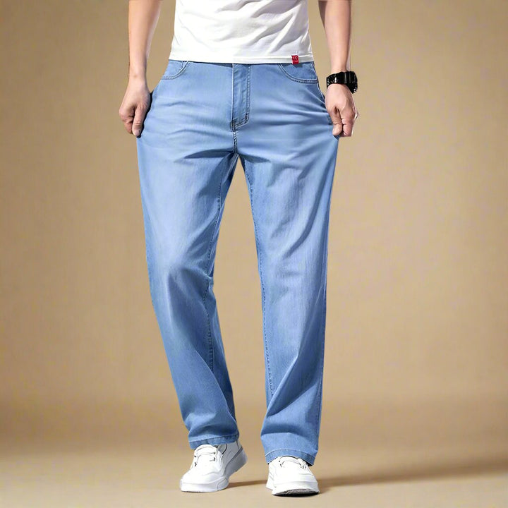 Classic Jeans - Men's Casual Stretch wide leg jeans