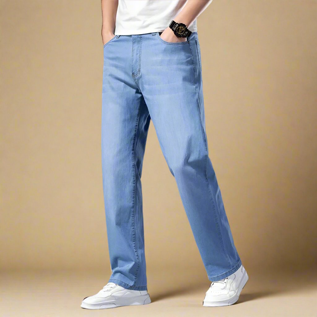 Classic Jeans - Men's Casual Stretch wide leg jeans
