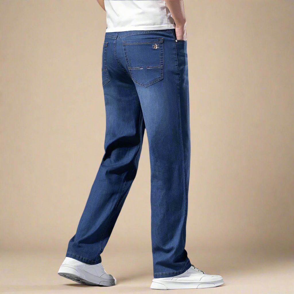 Classic Jeans - Men's Casual Stretch wide leg jeans