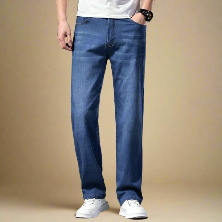 Classic Jeans - Men's Casual Stretch wide leg jeans