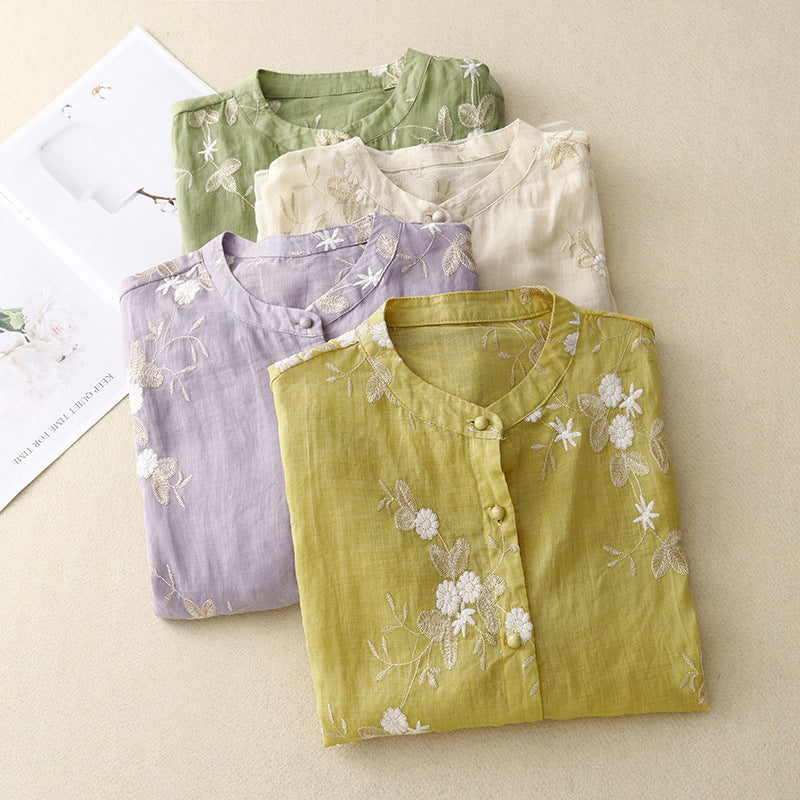 Lorian - Embroidered Blouse