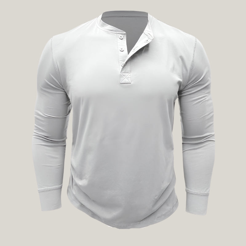 Alex - Premium Longsleeve Henley T-Shirt