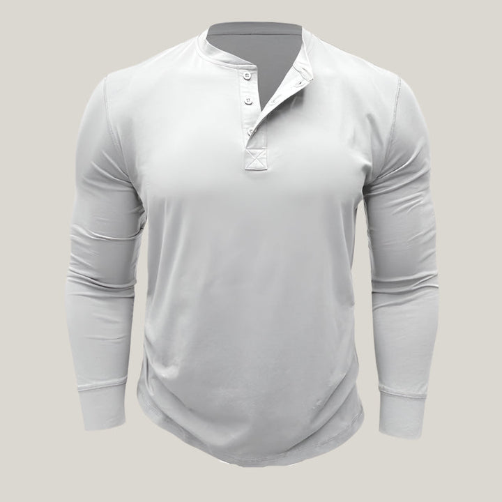 Alex - Premium Longsleeve Henley T-Shirt