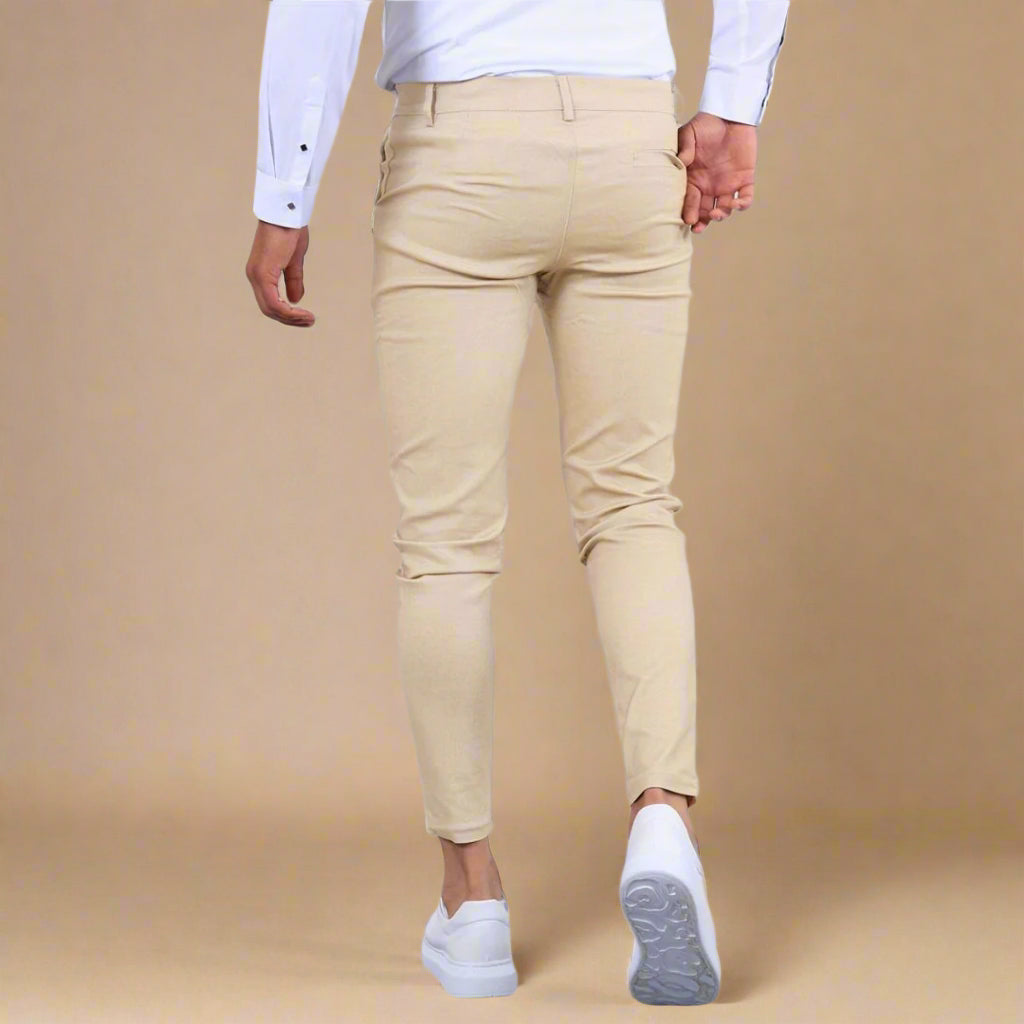 Chino Trousers - Men's Premium Stretch Skinny-Fit Chino Trouser