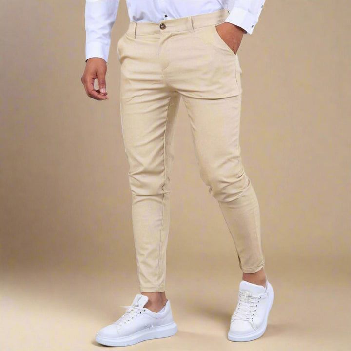 Chino Trousers - Men's Premium Stretch Skinny-Fit Chino Trouser
