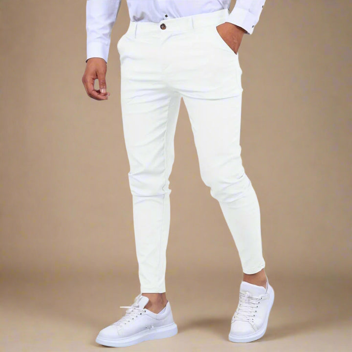 Chino Trousers - Men's Premium Stretch Skinny-Fit Chino Trouser