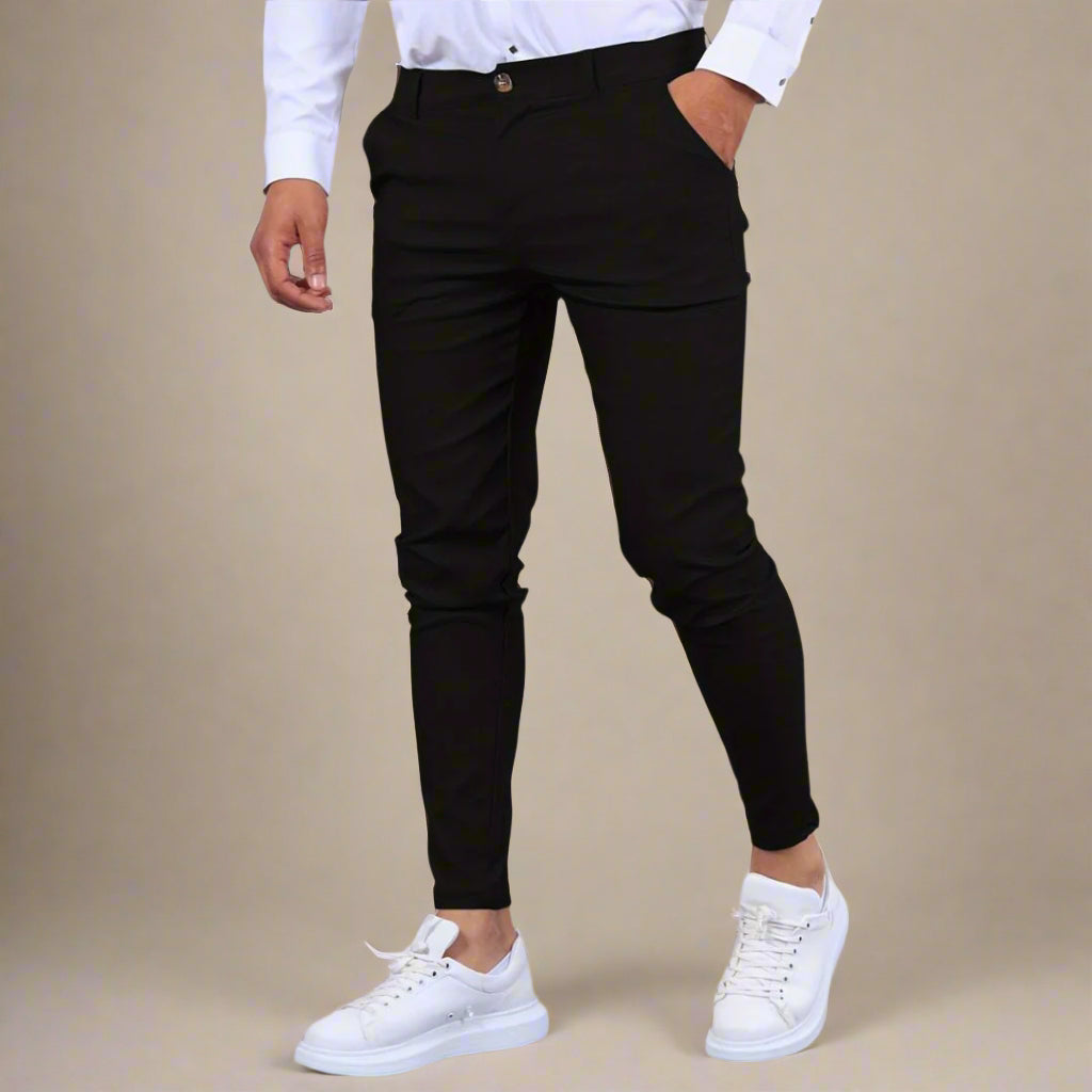 Chino Trousers - Men's Premium Stretch Skinny-Fit Chino Trouser