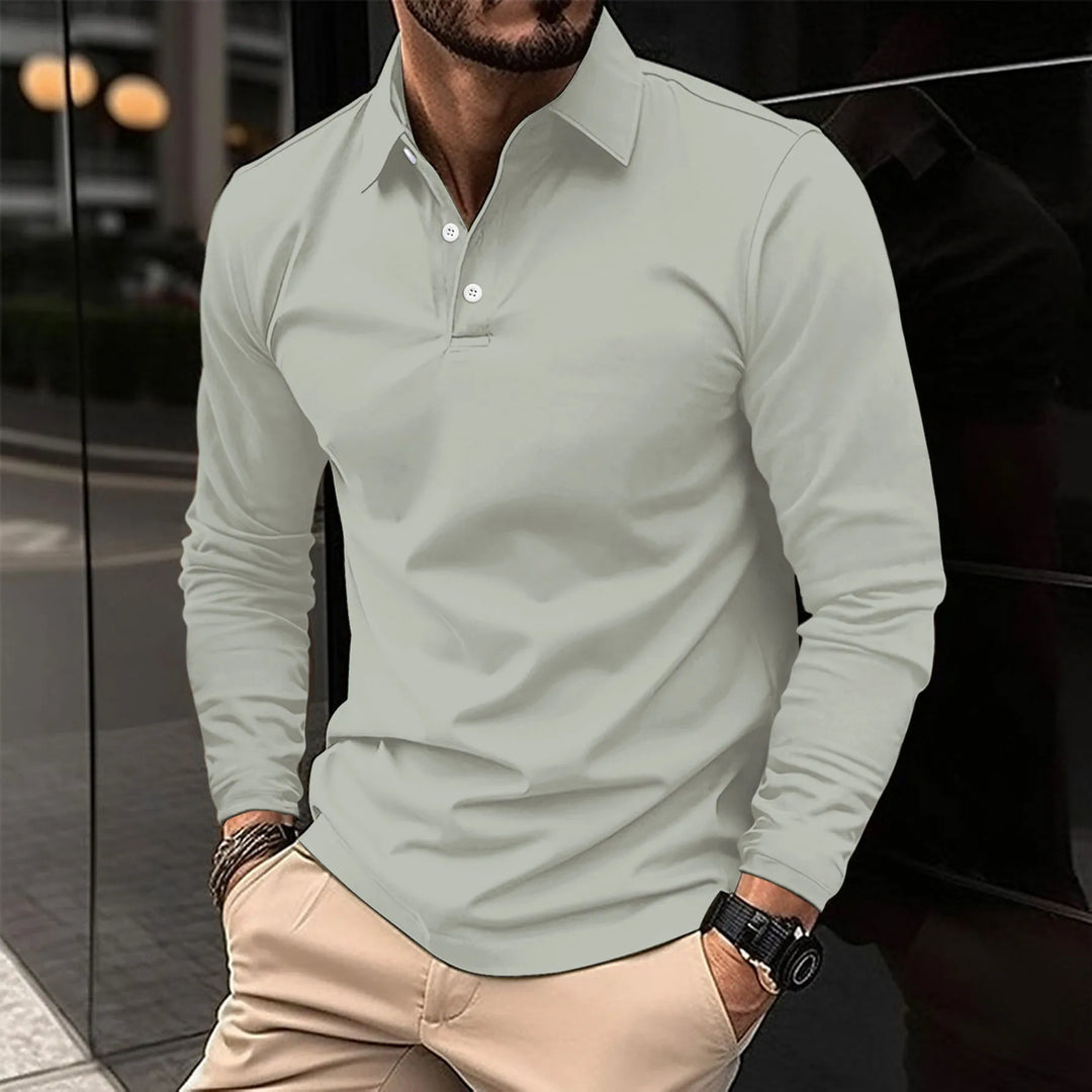 Hugos - Premium Long Sleeve Poloshirt