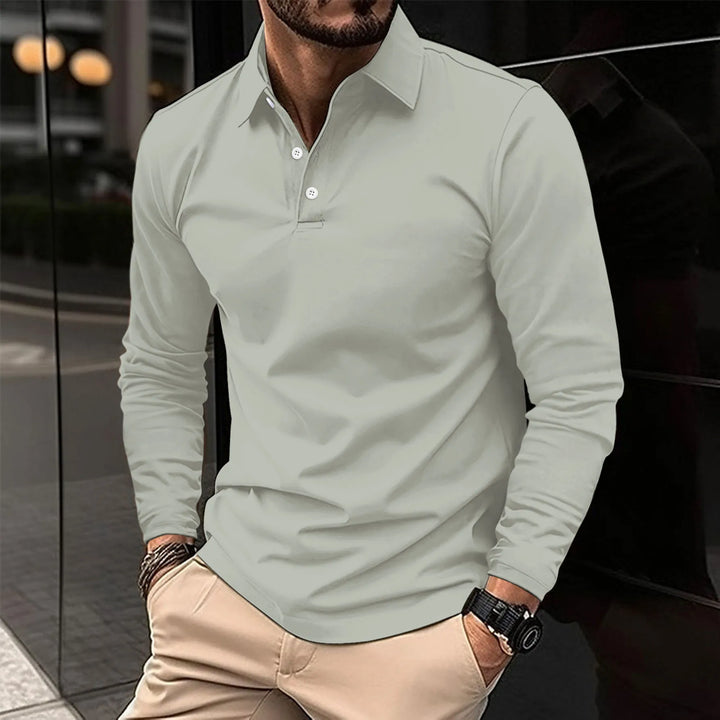 Hugos - Premium Long Sleeve Poloshirt