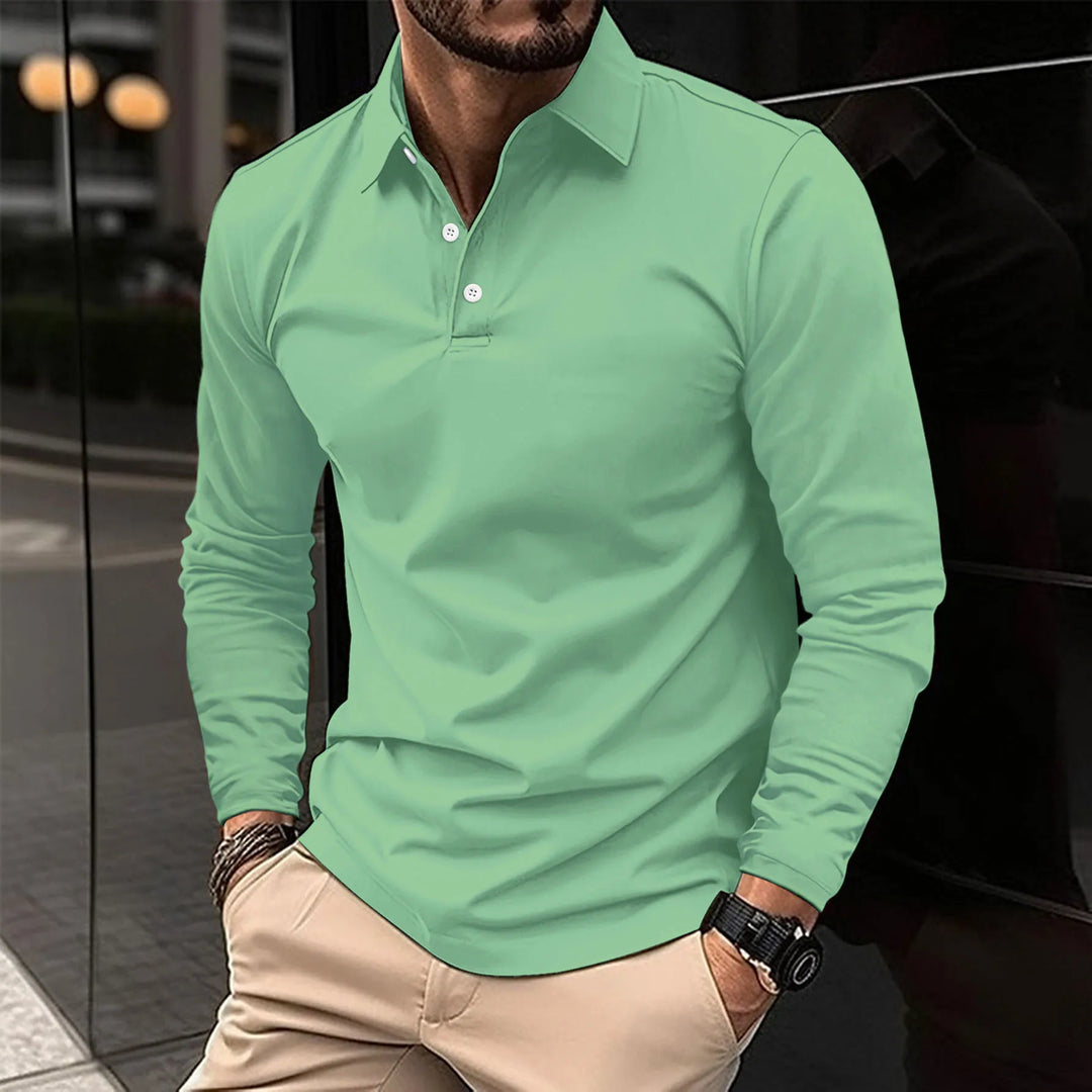 Hugos - Premium Long Sleeve Poloshirt