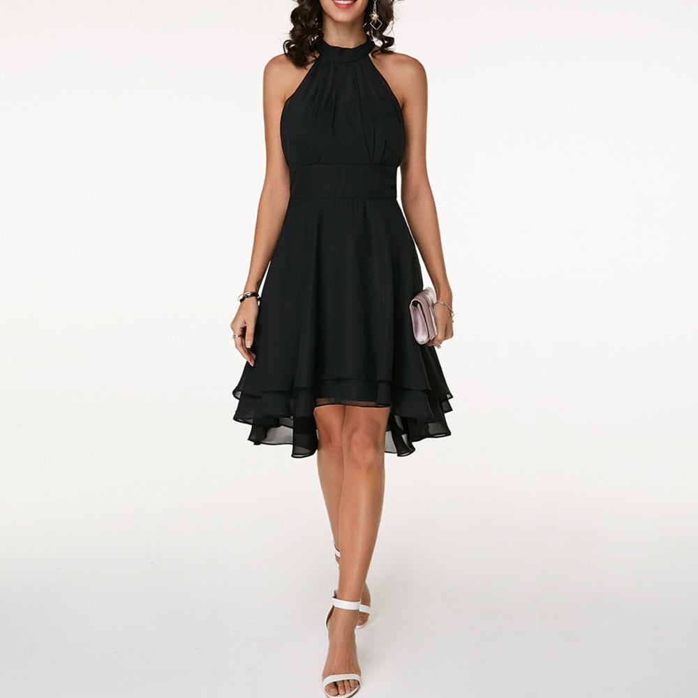 Chloe - Chic Midi Cocktail Dress