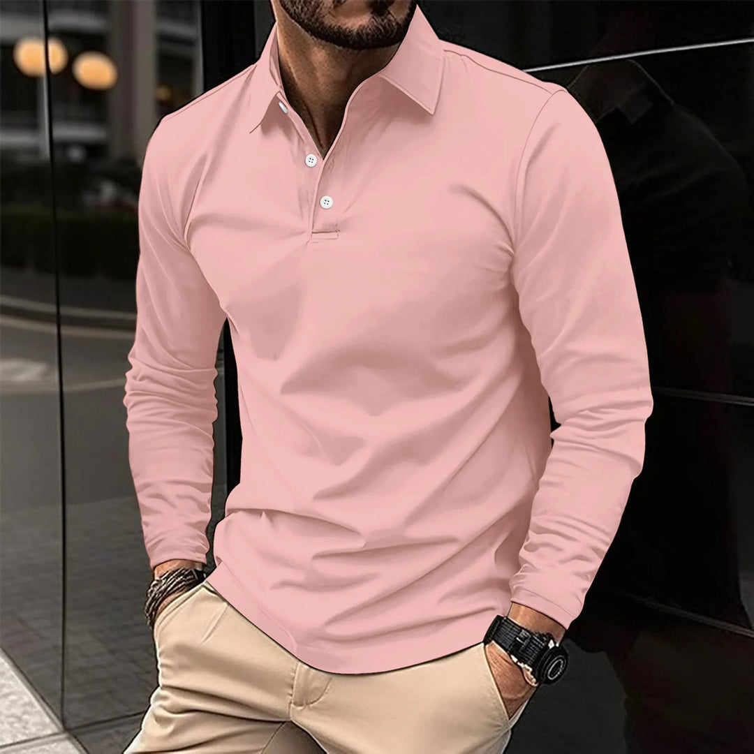 Hugos - Premium Long Sleeve Poloshirt