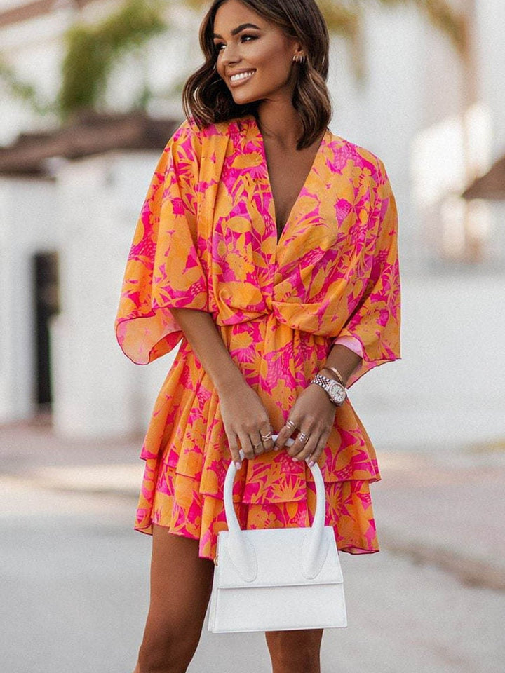 Chloe - Chic Floral Mini Dress