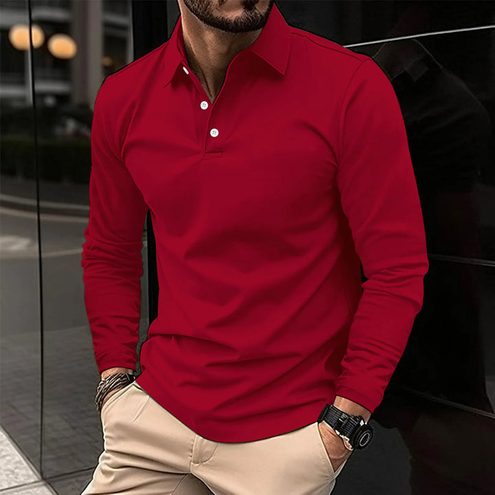 Hugos - Premium Long Sleeve Poloshirt