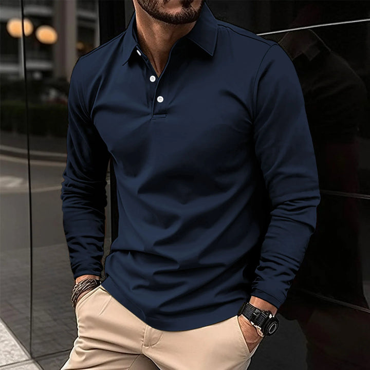 Hugos - Premium Long Sleeve Poloshirt