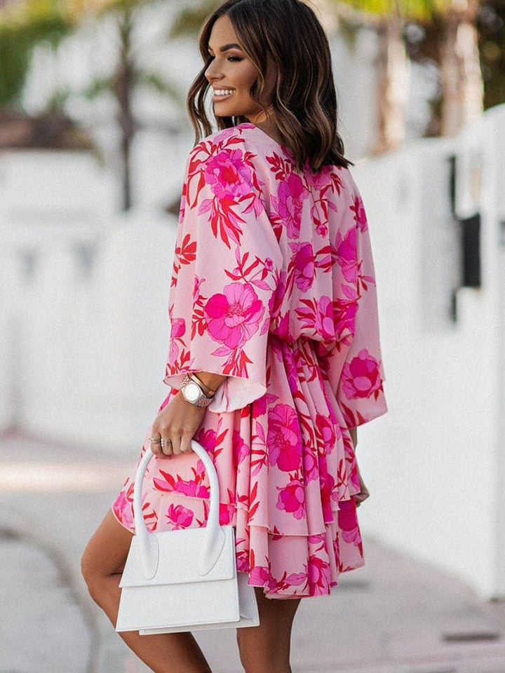 Chloe - Chic Floral Mini Dress