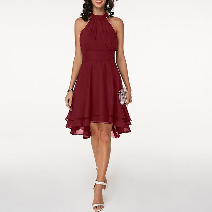 Chloe - Chic Midi Cocktail Dress