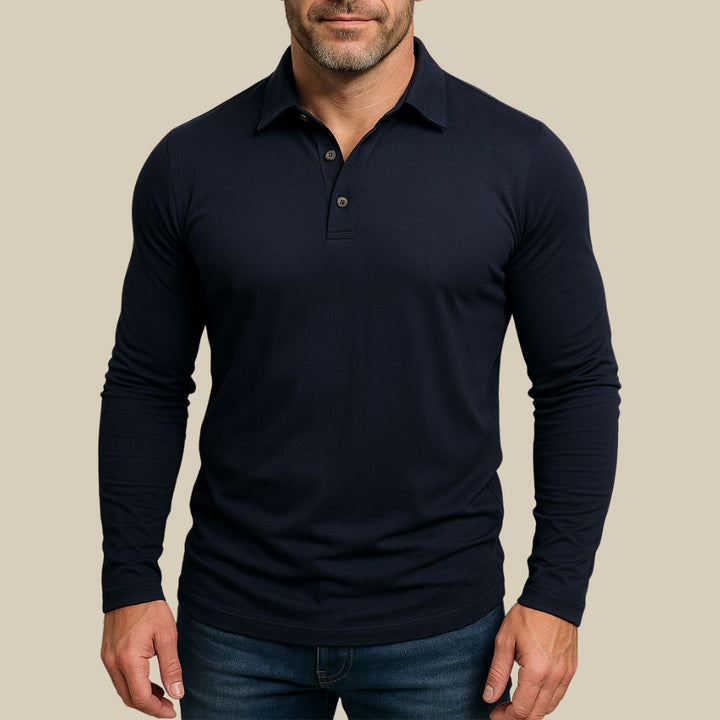 Greg - Premium Longsleeve Poloshirt