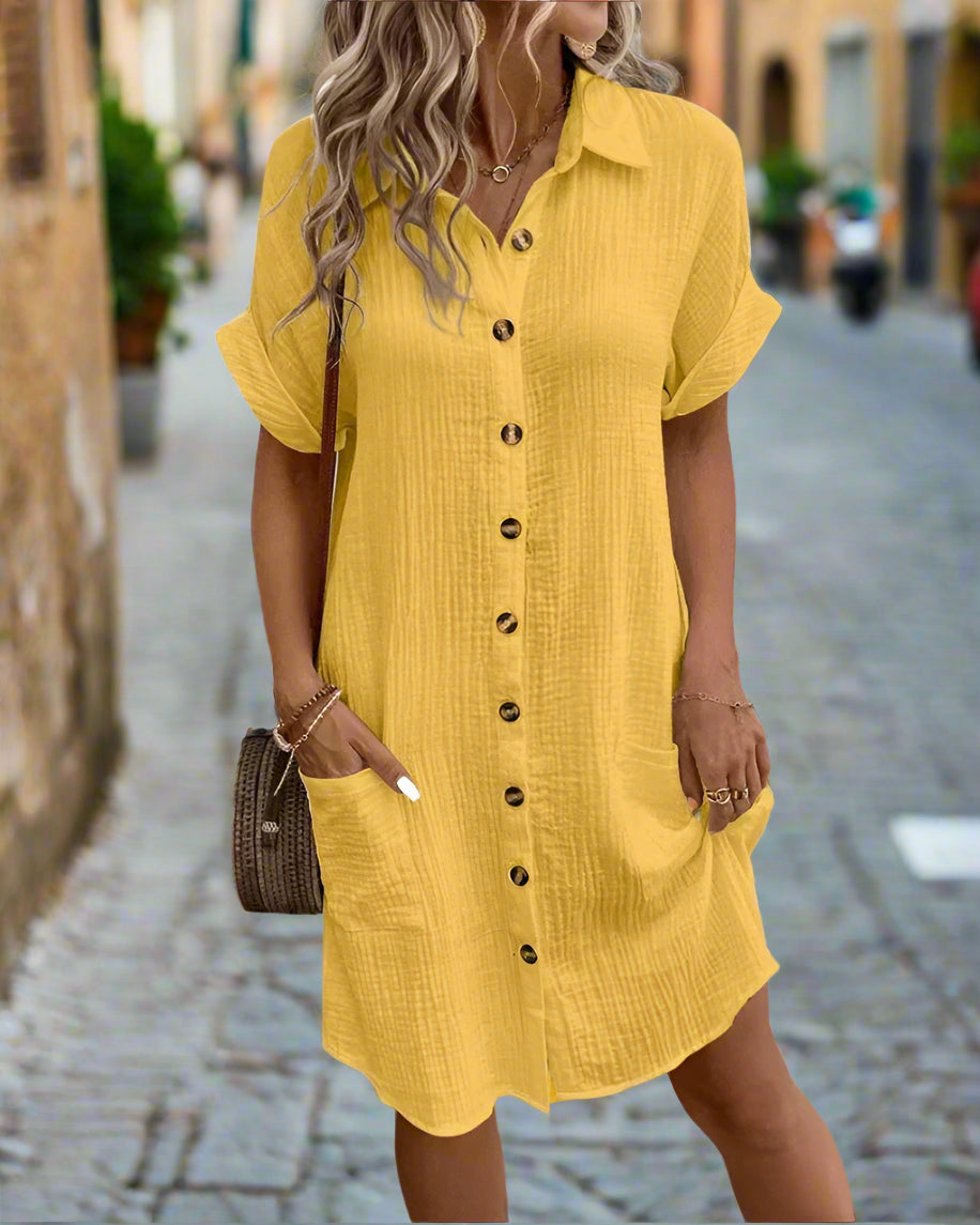 Aria - Classic Polo Dress for Summer